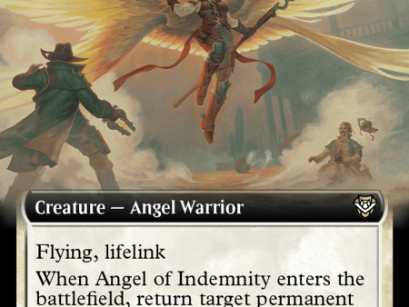 Angel of Indemnity (Extended Art) [Outlaws of Thunder Junction Commander] Hot on Sale