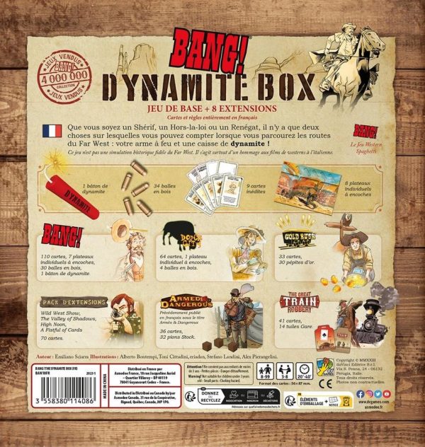 BANG! Dynamite Box (Games Included) For Discount