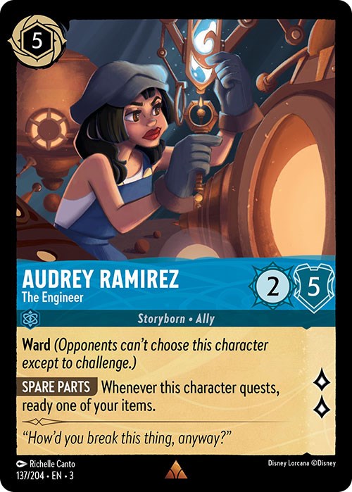 Audrey Ramirez - The Engineer (137 204) - Into the Inklands  [Rare] Discount