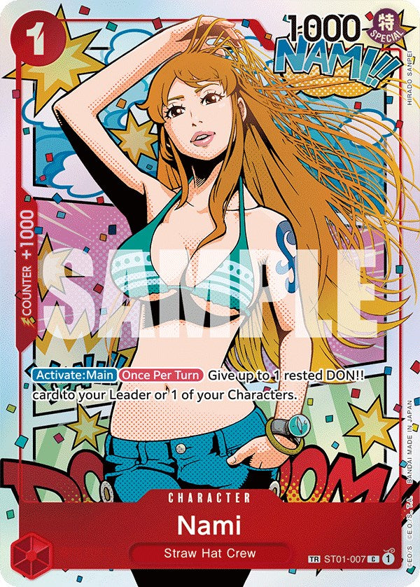 Nami (Alternate Art) (ST01-007) - Wings of the Captain Foil [Common] Online Hot Sale