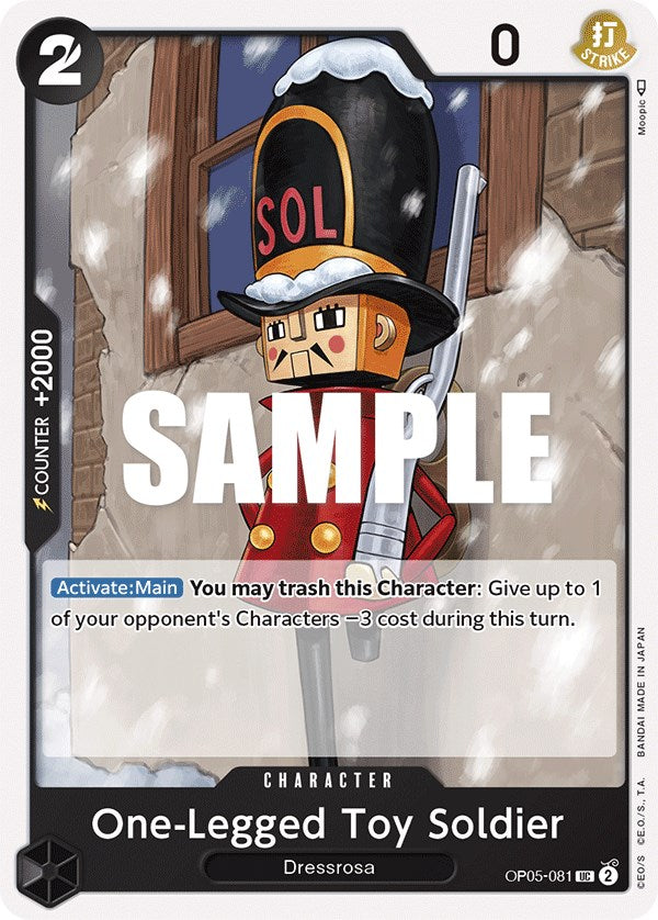 One-Legged Toy Soldier (OP05-081) - Awakening of the New Era  [Uncommon] Sale