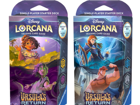 Disney Lorcana - Ursula s Return - Starter Decks (Set of 2) For Discount