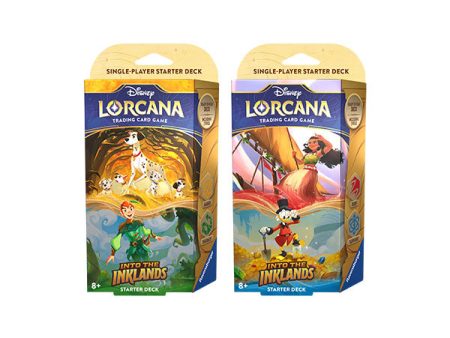 Disney Lorcana - Into the Inklands - Starter Decks (Set of 2) Online Hot Sale