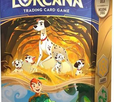 Disney Lorcana - Into the Inklands -  Starter Deck (Amber Emerald) Online now