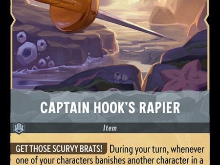 Captain Hook s Rapier (199 204) - Into the Inklands  [Uncommon] Online Hot Sale