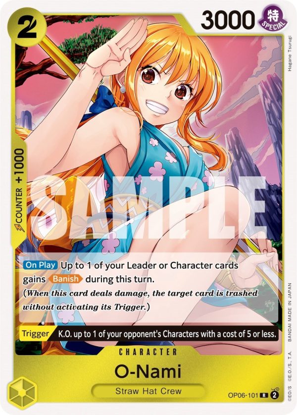 O-Nami (OP06-101) - Wings of the Captain Foil [Rare] Supply