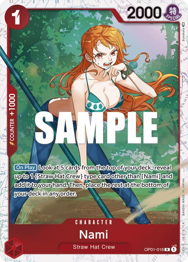 Nami - OP01-016 (Ultra Deck: The Three Captains) (OP01-016) - One Piece Promotion Cards Foil [Rare] Cheap