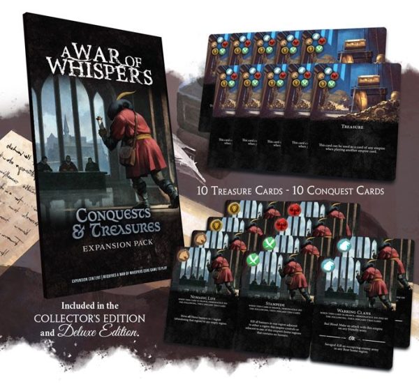 A War of Whispers: Conquests & Treasures For Cheap