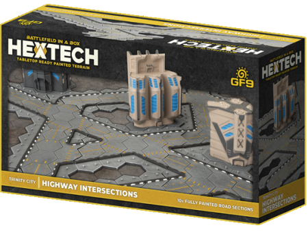 Battlefield in a Box - Hextech - Highways Intersections Supply