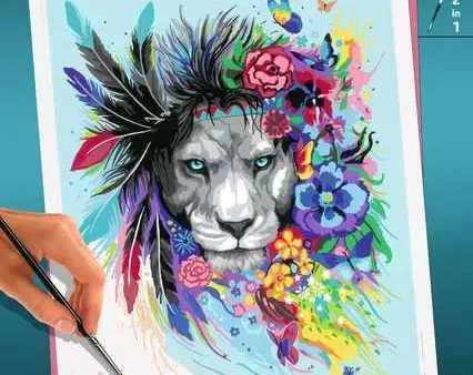 Ravensburger CreArt Paint - Boho Lion For Cheap