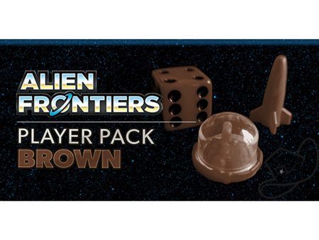 Alien Frontiers Alternate Color Player Piece Set - Brown Hot on Sale