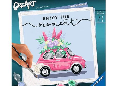 Ravensburger CreArt Paint - Enjoy the moment (20x20cm) For Sale