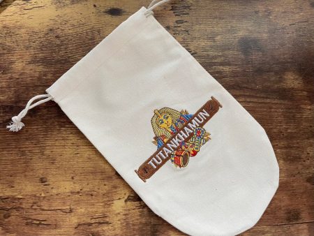 Tutankhamun Embroidered Tile Bag on Sale