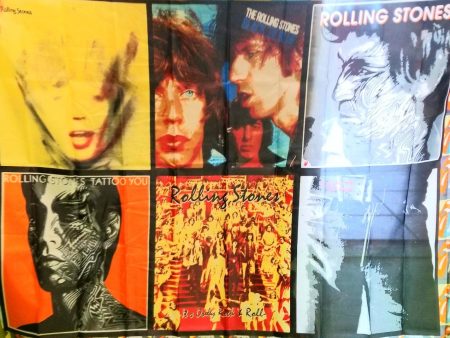 ROLLING STONES - WALL FLAG-48 X36 -2006 Online now