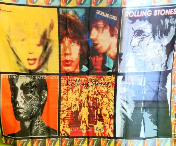 ROLLING STONES - WALL FLAG-48 X36 -2006 Online now