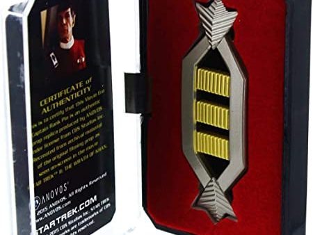 STAR TREK: CAPTAIN RANK PIN - ANOVOS-2015-MOVIE ERA For Sale